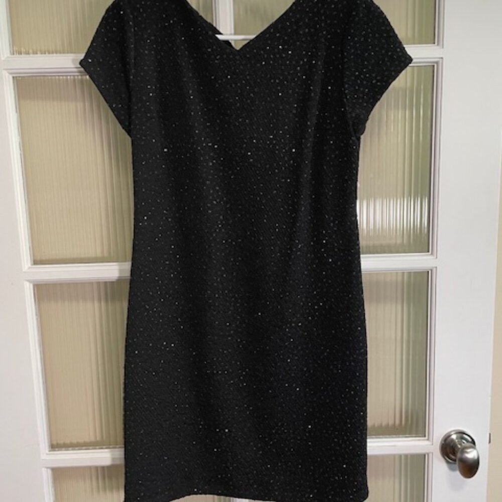 Women's David Warren Dress Black Sparkle